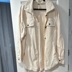 Cream Free People Scout Jacket